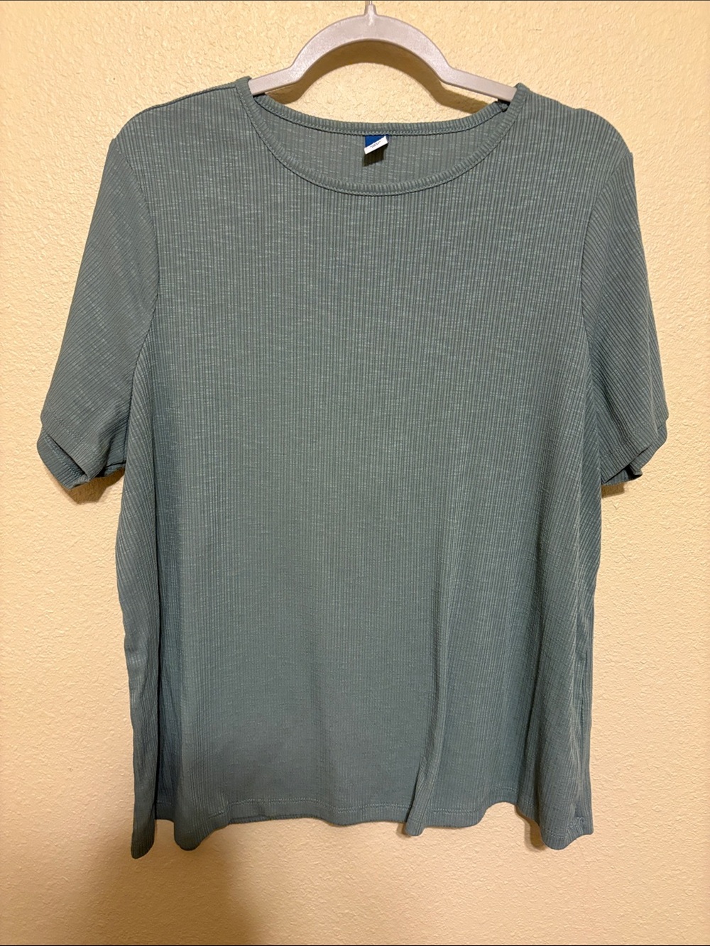 Old Navy Ribbed Short Sleeve Top - Sage